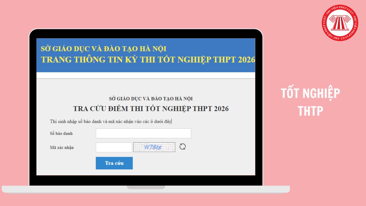 Link tra cứu điểm thi tốt nghiệp THPT 2026 Hà Nội là link nào?