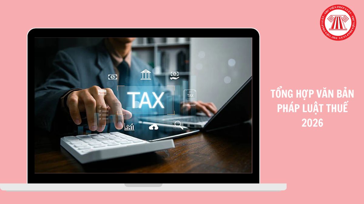 TỔNG HỢP Các văn bản pháp luật THUẾ cập nhật mới nhất 2026?