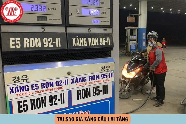 tại sao giá xăng tăng