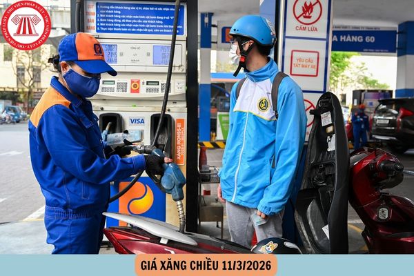 giá xăng chiều 11 3