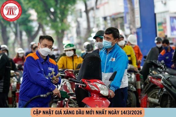 Cập nhật giá xăng dầu mới nhất 14 3 2026