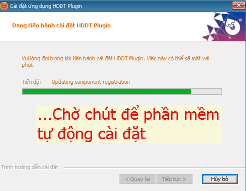 không tìm thấy ứng dụng nền HDDT Plugin