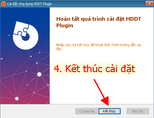 không tìm thấy ứng dụng nền HDDT Plugin