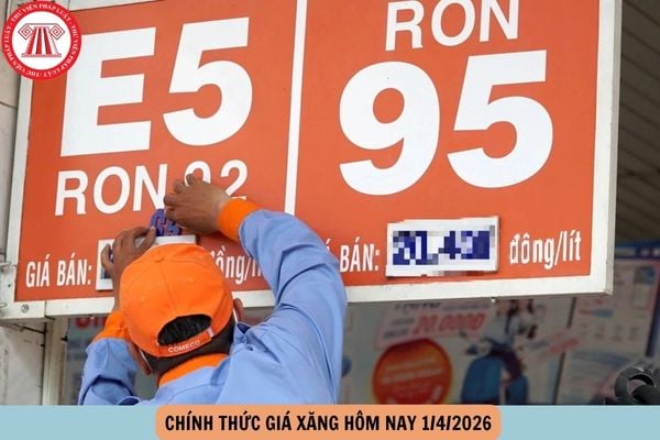 giá xăng hôm nay 1 4