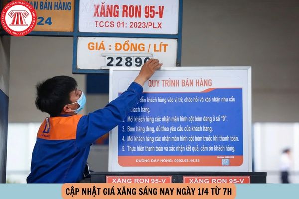giá xăng sáng nay 1 4