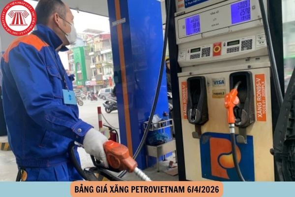 Bảng giá xăng PETROVIETNAM 6 4