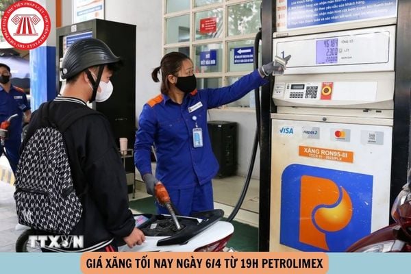 giá xăng tối nay 6 4