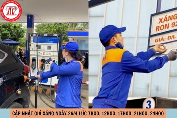 Điều chỉnh giá xăng 26 4