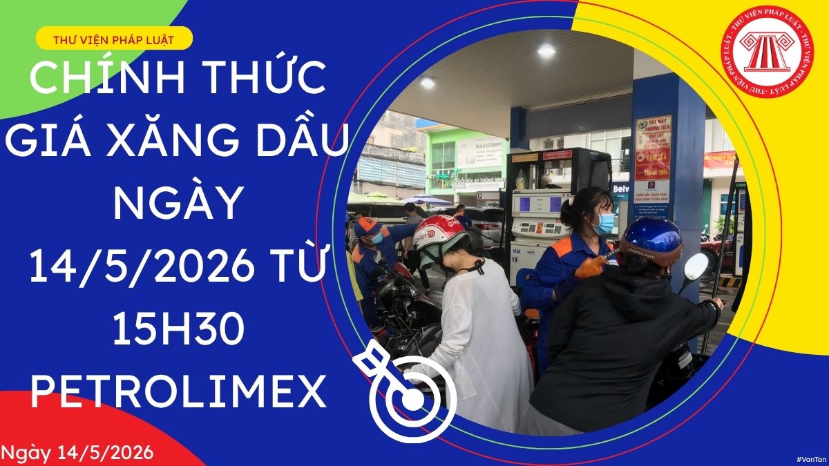 giá xăng dầu hôm nay ngày 14 5