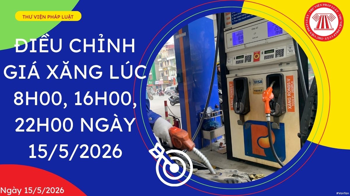 Điều chỉnh giá xăng ngày 15 5