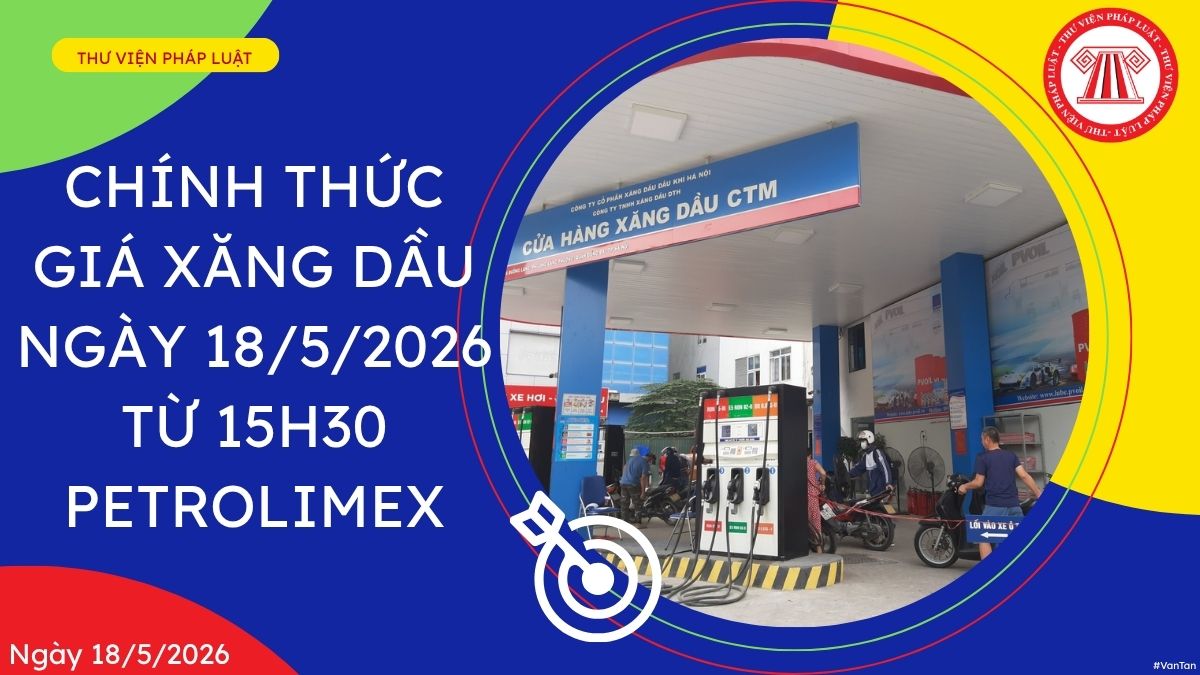 giá xăng dầu hôm nay ngày 18 5
