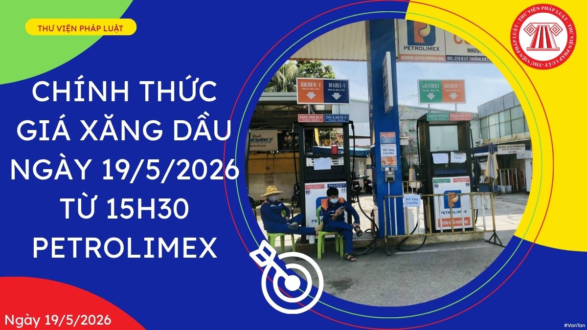 giá xăng dầu hôm nay ngày 19 5