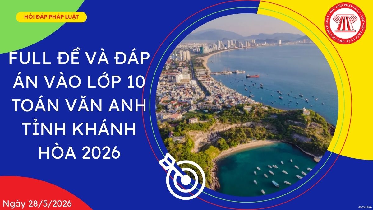 đáp án thi lớp 10 tỉnh khánh hòa