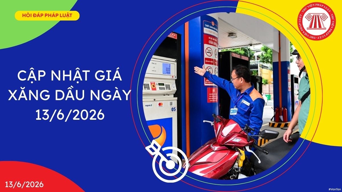 giá xăng dầu ngày 13 6