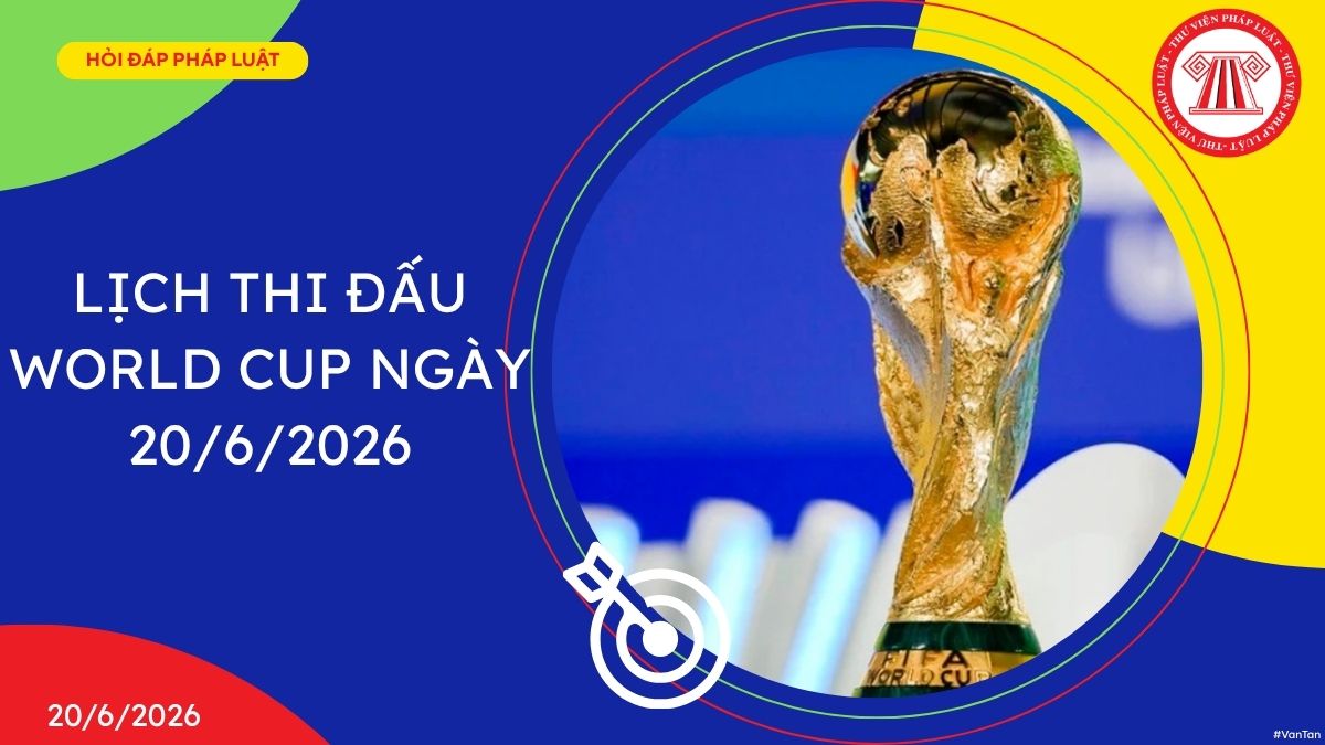 Lịch thi đấu World Cup ngày 20 6