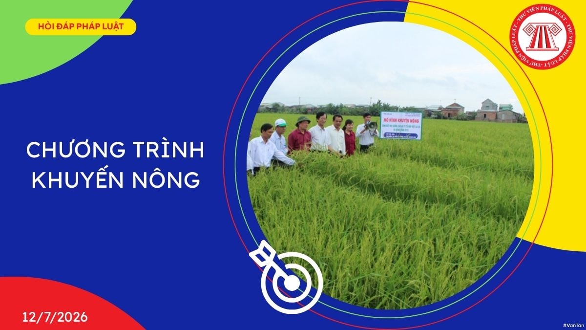 Chương trình khuyến nông