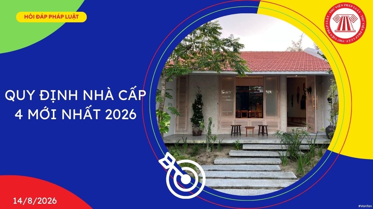 Quy định nhà cấp 4 mới nhất