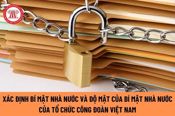 Trình tự, thủ tục xác định bí mật nhà nước và độ mật của bí mật nhà nước của tổ chức Công đoàn Việt Nam như thế nào? 