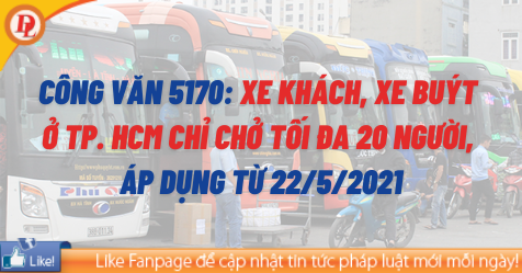 Hạn chế lượng hành khách trên xe khách, xe buýt từ 22/5/2021 - Minh họa