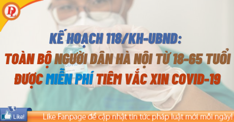 Kế hoạch tiêm vắc xin cho người dân Hà Nội