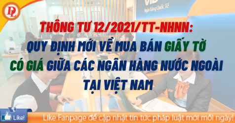 Mua bán trái phiếu giữa các ngân hàng nước ngoài tại Việt Nam - Minh họa