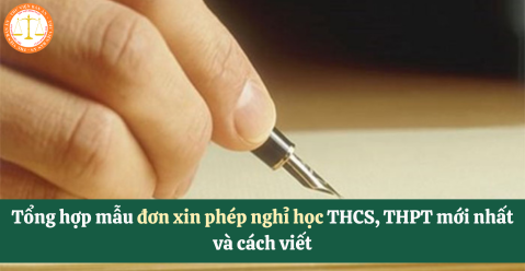 Tổng hợp mẫu đơn xin phép nghỉ học THCS, THPT mới nhất và cách viết