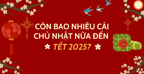 Còn bao nhiêu cái chủ nhật nữa đến Tết 2025? Tết Âm lịch 2025 được nghỉ mấy ngày?