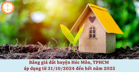 Bảng giá đất huyện Hóc Môn, TPHCM áp dụng từ 31/10/2024 đến hết năm 2025