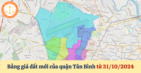 Bảng giá đất quận Tân Bình TPHCM (giá đất ở) từ ngày 31/10/2024 theo Quyết định 79