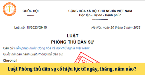 Luật Phòng thủ dân sự có hiệu lực từ ngày, tháng, năm nào? Nguyên tắc hoạt động phòng thủ dân sự là gì?