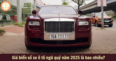 Giá biển số xe ô tô ngũ quý năm 2025 là bao nhiêu? Các bước thực hiện một cuộc đấu giá biển số xe như thế nào?