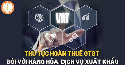 Thủ tục hoàn thuế GTGT đối với hàng hóa, dịch vụ xuất khẩu
