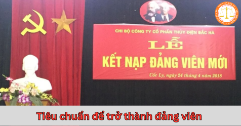 Tiêu chuẩn để trở thành đảng viên Đảng Cộng sản Việt Nam