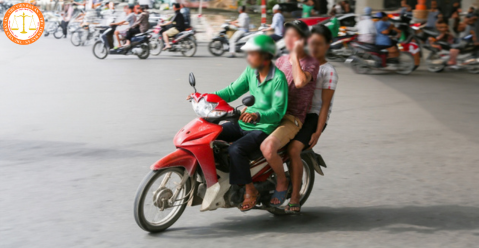 From 2025, what are cases in which it is allowed to carry 2 people on a motorbike in Vietnam?