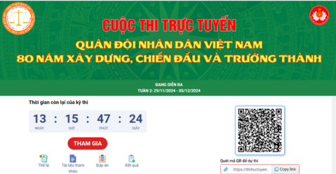 Câu hỏi kèm đáp án cuộc thi Quân đội Nhân dân Việt Nam 80 năm xây dựng, chiến đấu và trưởng thành tuần 2 