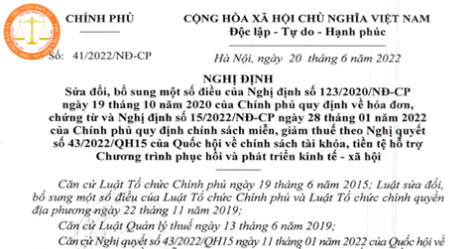 Regulations on separating invoices for goods eligible for tax reduction in Vietnam to be annualled