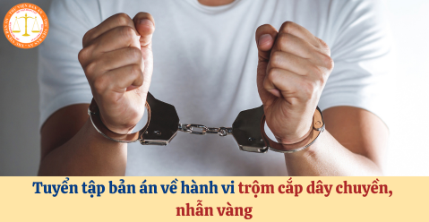 Tuyển tập bản án về hành vi trộm cắp dây chuyền, nhẫn vàng