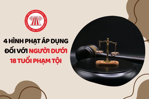 4 hình phạt đối với người dưới 18 tuổi phạm tội theo Luật Tư pháp người chưa thành niên