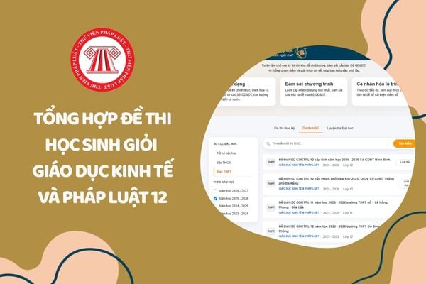 Bộ đề thi học sinh giỏi KTPL 12 năm học 2025 2026 (có đáp án)