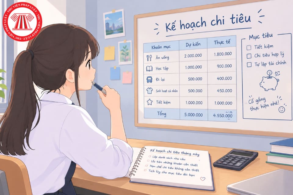 Có phải chỉ cần lập kế hoạch quản lí các khoản thu nhập, còn chi tiêu thì không cần thiết?