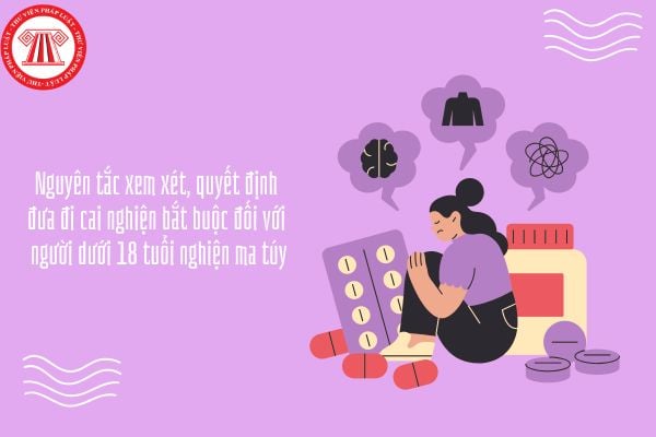 Nguyên tắc xem xét, quyết định đưa đi cai nghiện bắt buộc đối với người dưới 18 tuổi nghiện ma túy