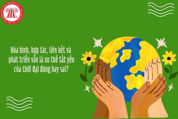 Hòa bình, hợp tác, liên kết và phát triển vẫn là xu thế tất yếu của thời đại đúng hay sai?