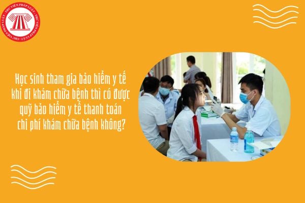 Học sinh tham gia bảo hiểm y tế khi đi khám chữa bệnh thì có được quỹ bảo hiểm y tế thanh toán chi phí khám chữa bệnh không?