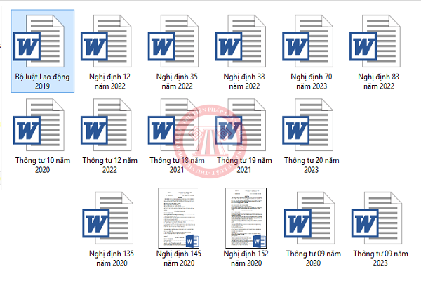file word Bộ luật lao động và văn bản hướng dẫn