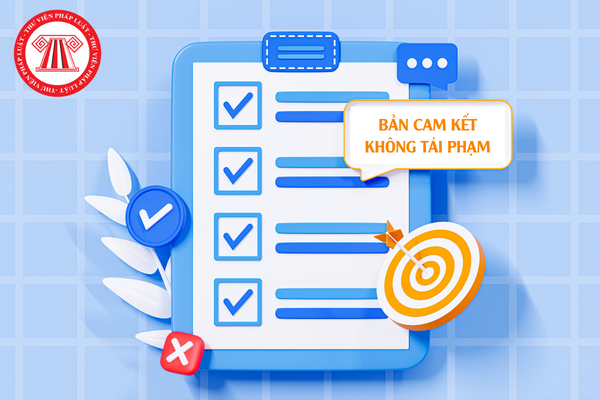 Mẫu bản cam kết không tái phạm