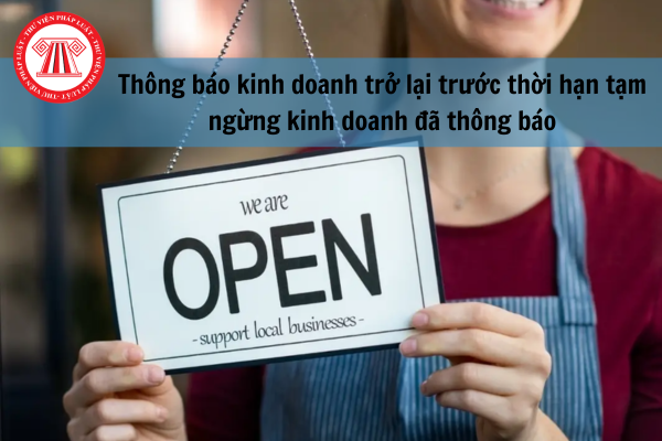 thông báo kinh doanh