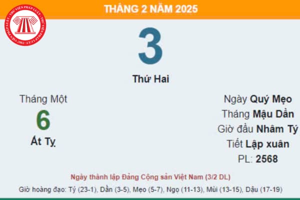 mùng 6 tết 2025