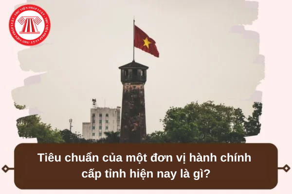 tiêu chuẩn cấp tỉnh