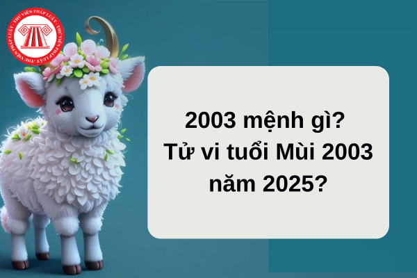 2003 mệnh gì? Tử vi tuổi Mùi 2003 năm 2025? Sinh viên mới ra trường cần lưu ý gì khi đi làm?