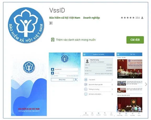 ứng dụng VssId trên CH Play